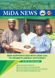 MiDA Newsletter December 2017 Vol. 2 Issue 1