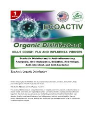 EcoActiv Organic Disinfectant