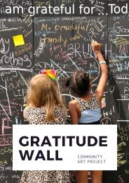 The Gratitude Wall Community Art Project