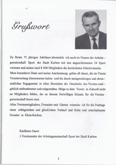 Festschrift 75 Jahre RSV 1922 Klein-Karben e.V.