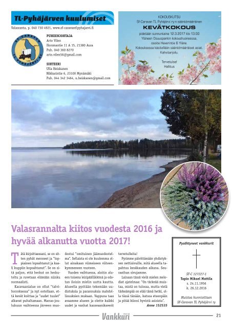 vankkuriviesti 1 / 2017