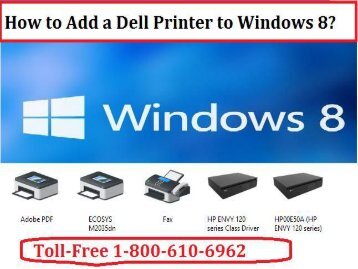 Install a Dell Printer to Windows 8? CALL +1-800-213-8289