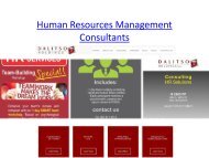 Human Resources Management Consultants