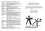 Tätigkeitsprogramm 2012 Männer - TV Hindelbank