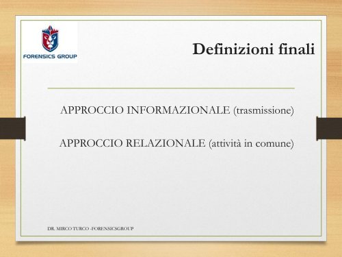 2 ELEMENTI DI COMUNICAZIONE STRATEGICA – 1^PARTE (1)