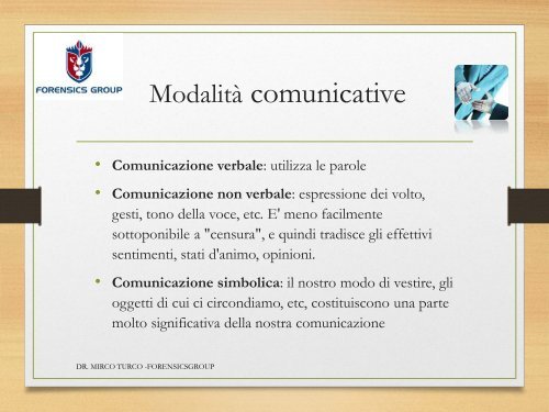 2 ELEMENTI DI COMUNICAZIONE STRATEGICA – 1^PARTE (1)