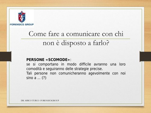 2 ELEMENTI DI COMUNICAZIONE STRATEGICA – 1^PARTE (1)