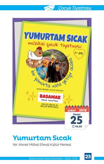 Beykoz Kültür Sanat - Şubat 2018