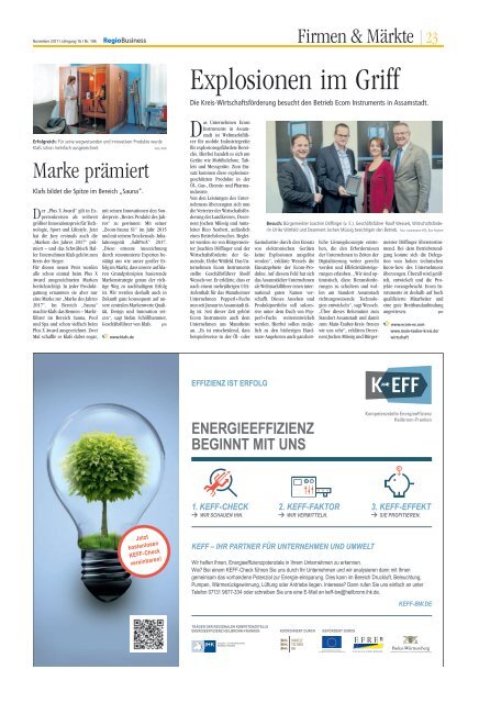 REGIOBUSINESS - NR. 186 | 2017-11