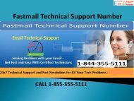 1-844-355-5111 Fastmail Technical Support Number