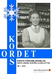 Korsordet Nr 1 - 2018