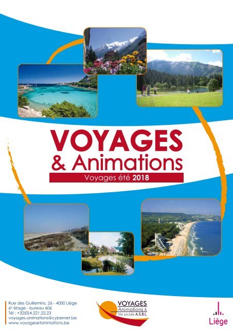 Voyages et Animations - Eté 2018
