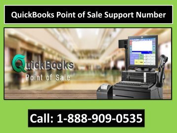 QuickBooks Point of Sale Support 1-888-909-0535 Phone Number