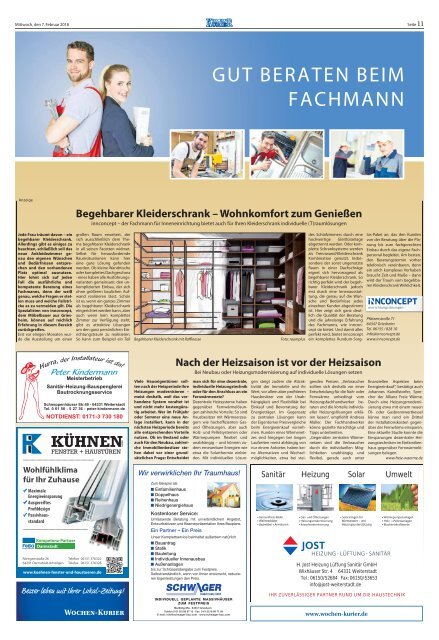 Wochen-Kurier 6/2018 - Lokalzeitung für Weiterstadt und Büttelborn