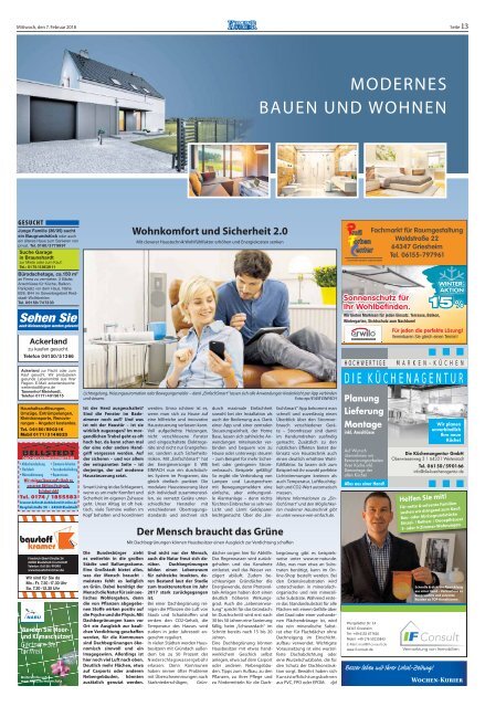 Wochen-Kurier 6/2018 - Lokalzeitung für Weiterstadt und Büttelborn