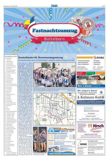 Wochen-Kurier 6/2018 - Lokalzeitung für Weiterstadt und Büttelborn