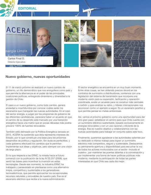 Newsletter ACERA - Enero 2018