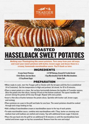 Roasted Hasselback Sweet Potatoes