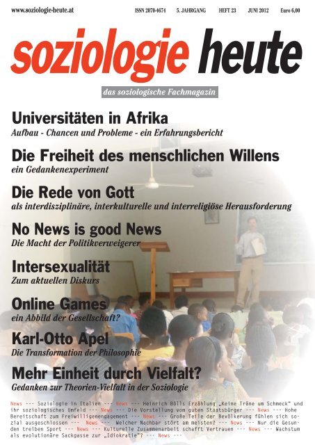 soziologie heute Juni 2012