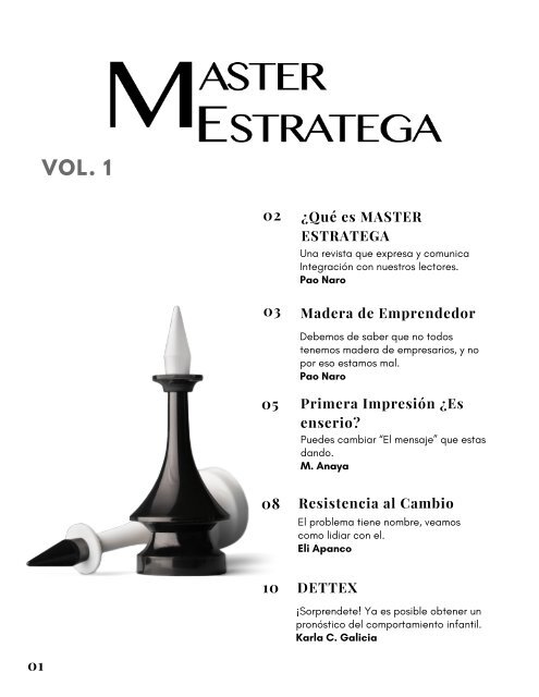 MASTER MAGAZINE - VOL1