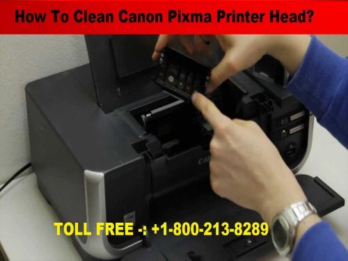 Clean Canon Pixma Printer Head  1-800-610-6962