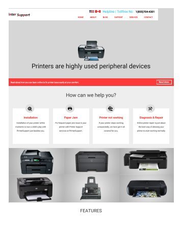 Printer Support Phone Number+1(855)704-4301