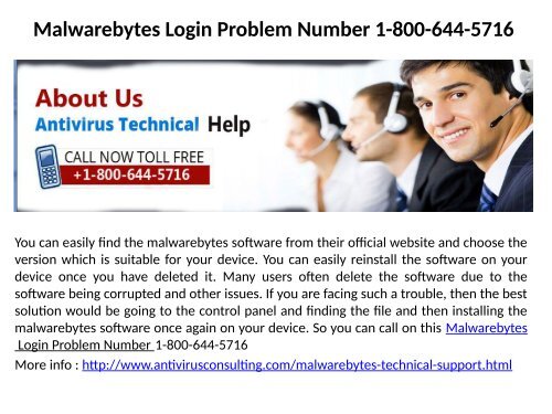 Malwarebytes Login Problem Number 1-800-644-5716