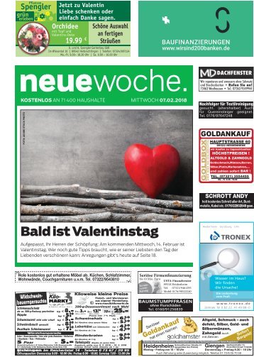 07.02.2018 Neue Woche
