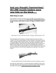 IN LINE muzzle loaders were new kids on the block….. - HuntNetwork