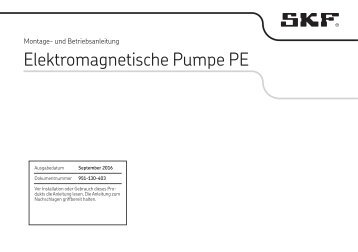 Elektromagnetische Pumpe PE