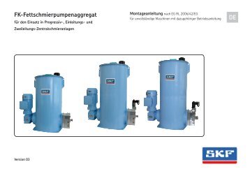 FK-Fettschmierpumpenaggregat