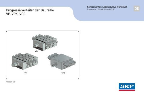 Progressivverteiler der Baureihe VP, VPK, VPB