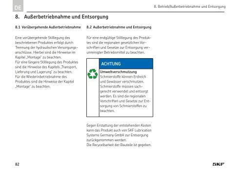 Progressivverteiler der Baureihe VP, VPK, VPB