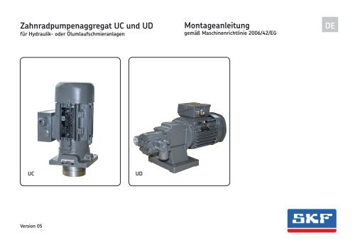 Zahnradpumpenaggregat UC und UD