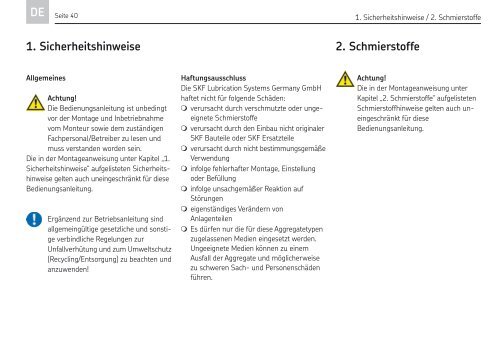 Zahnradpumpenaggregat UC und UD