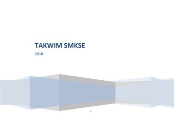 TAKWIM SMKSE 2018