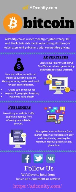 About Adconity Ico And Crypto Media Advertising Platform