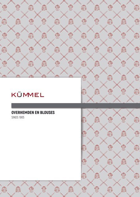 Kümmel overhemden en blouses sinds 1965