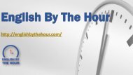 Accent Coaching - English By The Hour