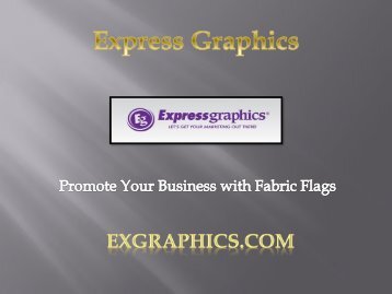 Promote Your Business with Fabric Flags