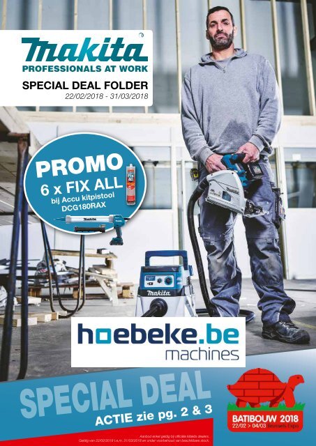 makita actiefolder batibouw 2018 hoebeke