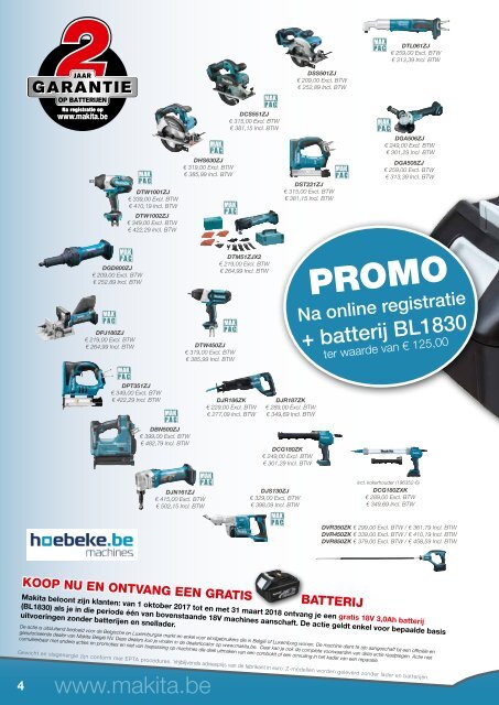 makita actiefolder batibouw 2018 hoebeke