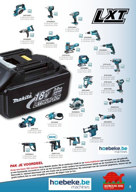 makita actiefolder batibouw 2018 hoebeke
