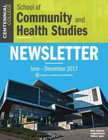 School of Community and Health Studies 2017 Newsletter