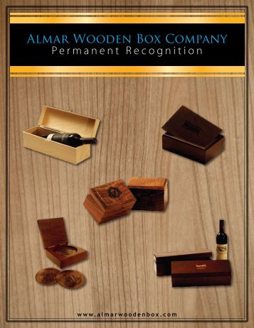 Almar Wooden Box Company - 2018 Catalogue