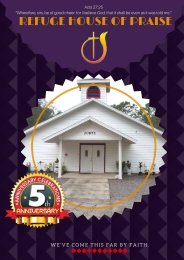 Refuge House Anniversary