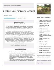 December Newsletter 2017