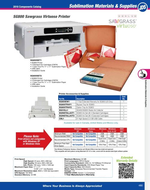 2018 Components Catalog