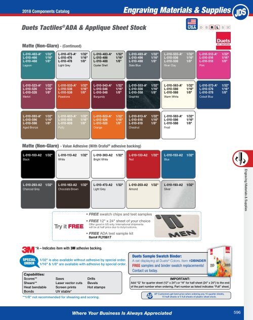 2018 Components Catalog