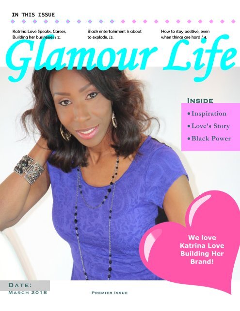 Glamour Life Premier Issue March 2018